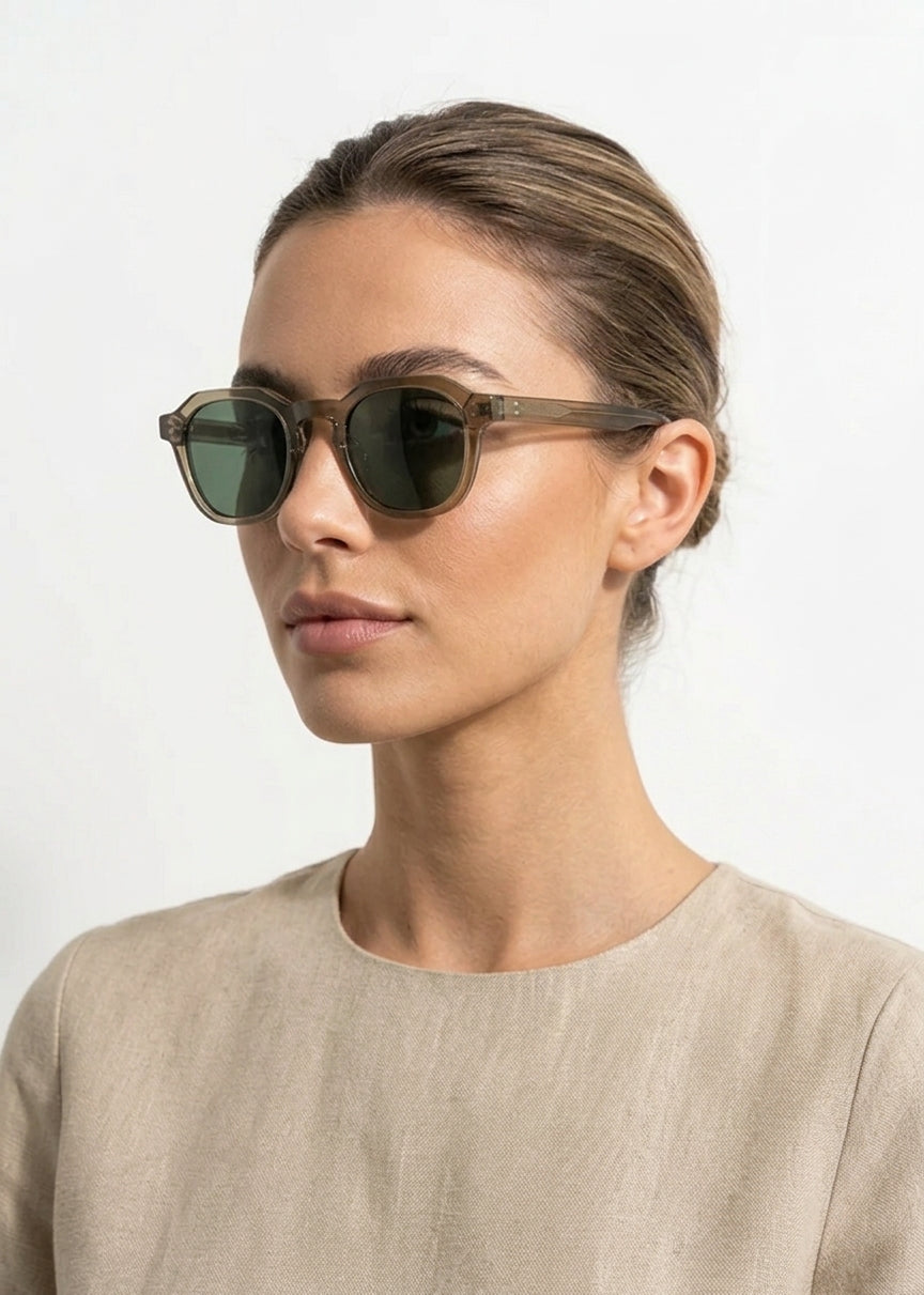 Momount Donna Occhiali da Sole Vintage – Acetato Montatura Quadrata