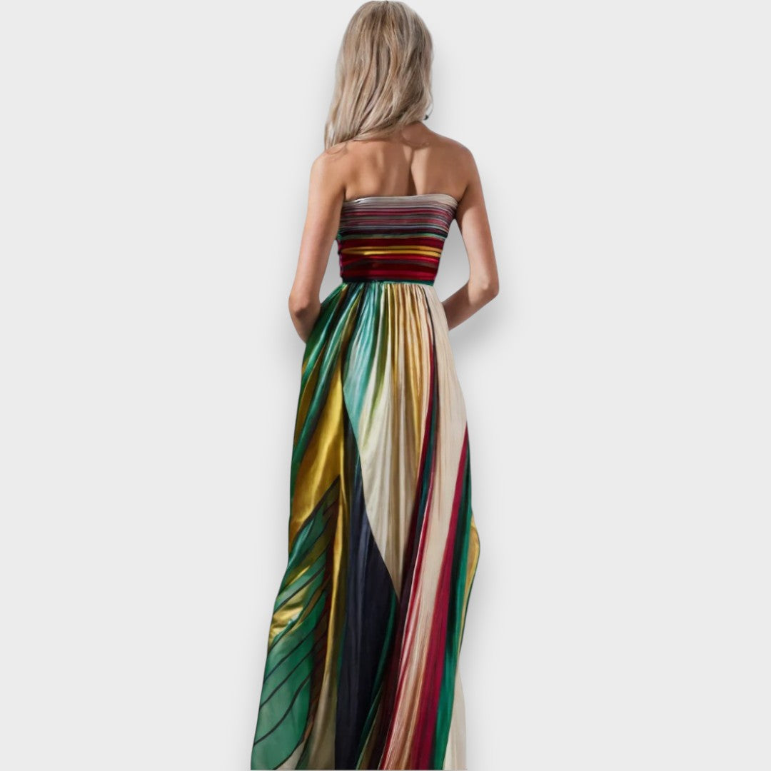Momount Donna Vestito Maxi da Sera – Silhouette Distintiva Linea Moderna
