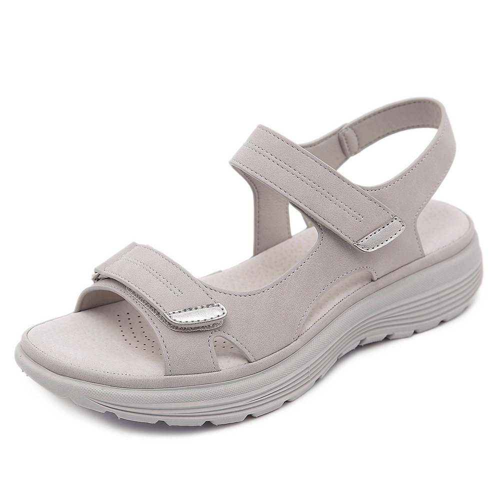 Momount Donna Sandali Comfort – Cinturino Velcro Casual Estivo Ortopedici Punta Aperta