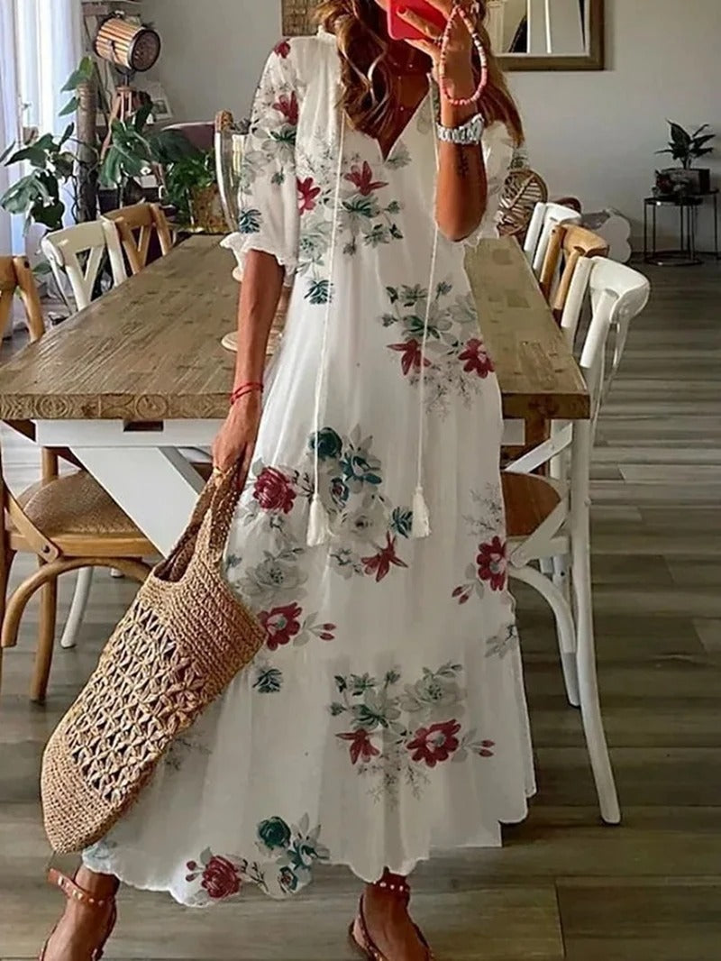 Madeleine Boho Summer Dress | Bohemian, Casual, Modern