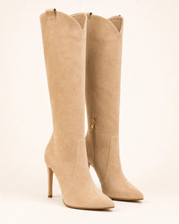 Beige effetto scamosciato