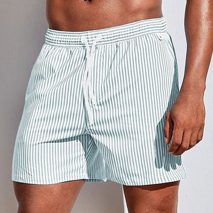 Momount Costume da Bagno Uomo – a Righe Coulisse Asciugatura Rapida Estate Casual