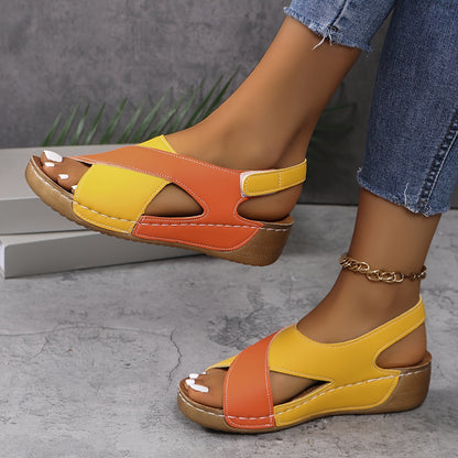 Momount Donna Sandali con Plateau – Zeppa Cinturino alla Caviglia