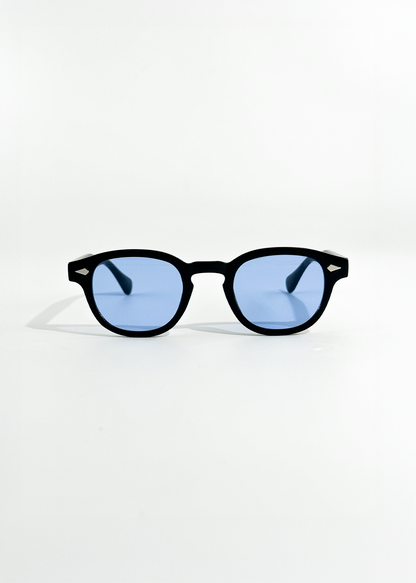 Luna Round Sunglasses | Blue Lens, UV400, Ethereal
