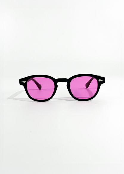 Momount Donna Occhiali da Sole Vintage Rotondi – Lenti Rosa