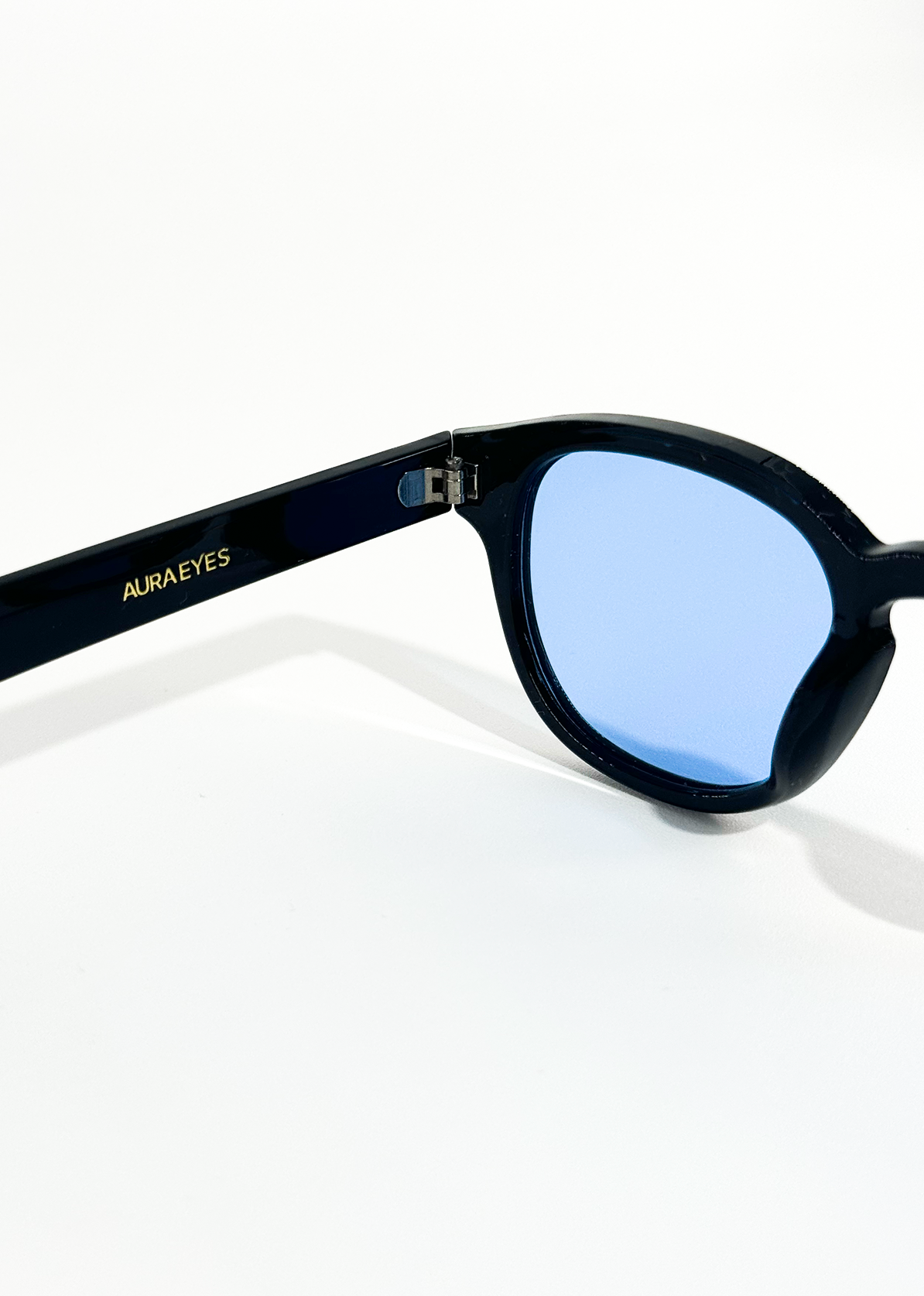 Luna Round Sunglasses | Blue Lens, UV400, Ethereal