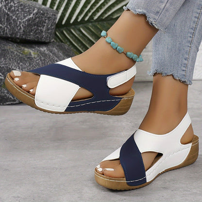 Momount Donna Sandali con Plateau – Zeppa Cinturino alla Caviglia