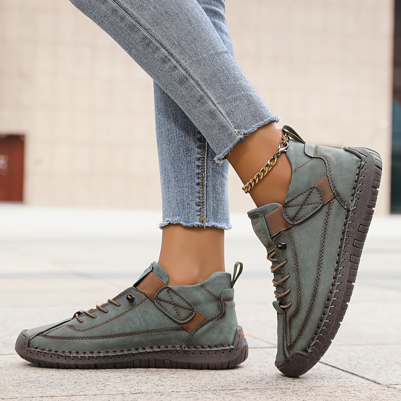 Momount Donna Scarpe Casual da Camminata – Stringate Comfort per Ogni Giorno