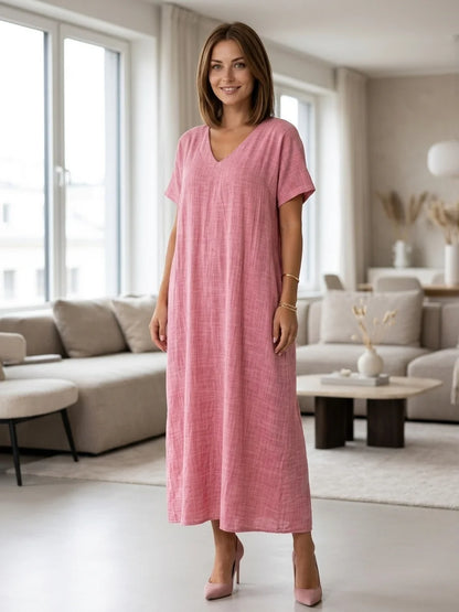 Alia Boho Summer Dress | Bohemian, Alluring, Vibrant - Pink - lifestyle_indoor