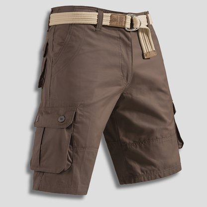 Momount Uomo Pantaloncini Cargo – Coulisse Multi-Tasca Vestibilità Rilassata Outdoor