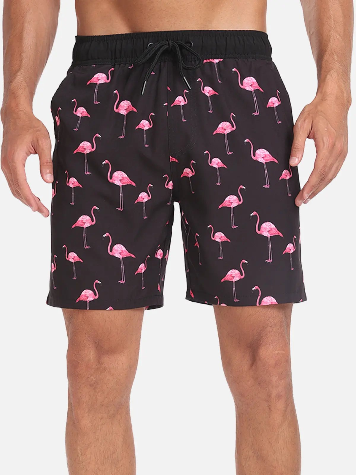 Momount Costume da Bagno Uomo – Stampa Fenicotteri Coulisse Spiaggia Estate