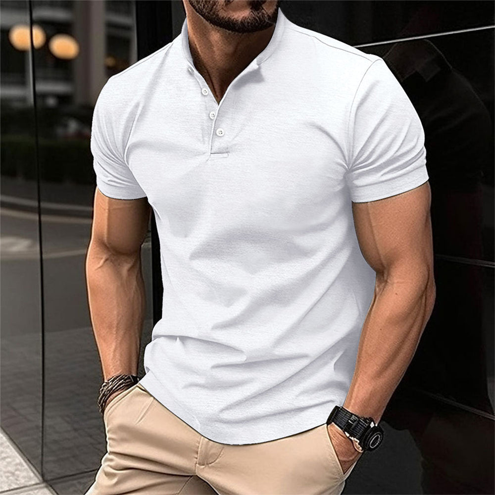 Momount Uomo Completo Due Pezzi – Polo Mezza Zip Pantaloncini Jacquard Estivo