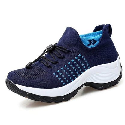 Momount Donna Sneakers Comfort – Maglia Elastica Plateau