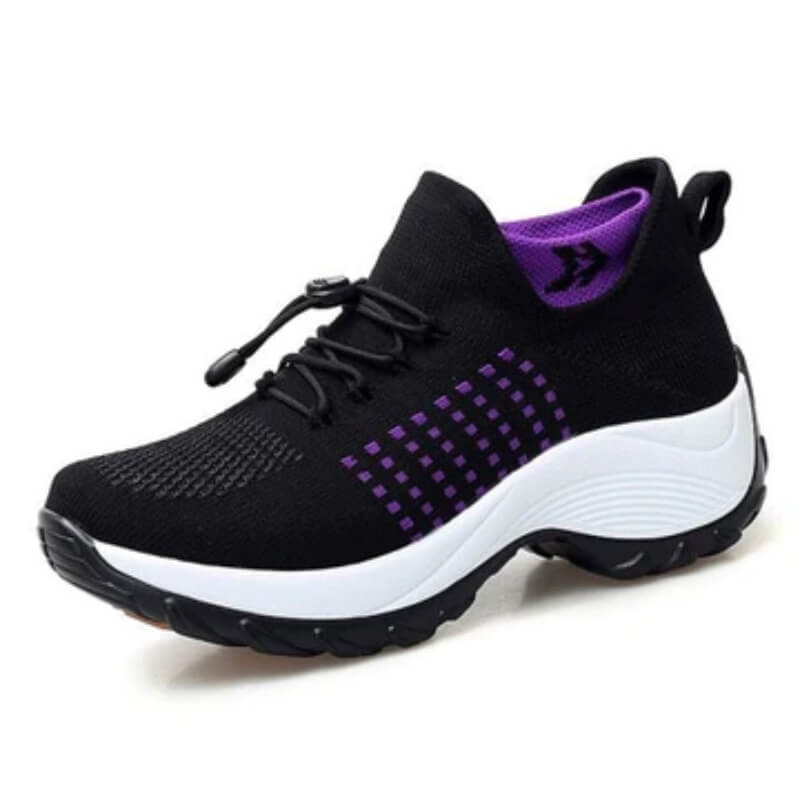 Momount Donna Sneakers Comfort – Maglia Elastica Plateau