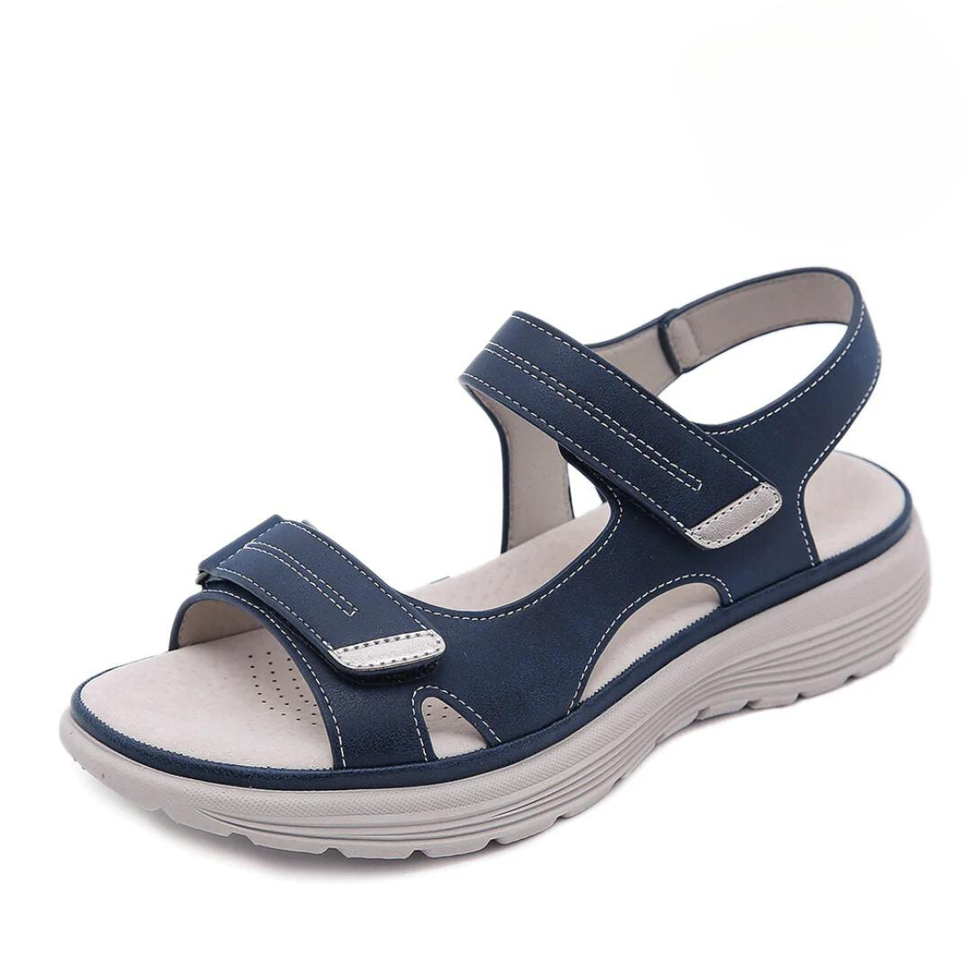 Momount Donna Sandali Comfort – Cinturino Velcro Casual Estivo Ortopedici Punta Aperta