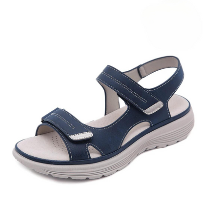 Momount Donna Sandali Comfort – Cinturino Velcro Casual Estivo Ortopedici Punta Aperta