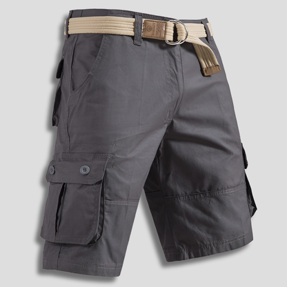 Momount Uomo Pantaloncini Cargo – Coulisse Multi-Tasca Vestibilità Rilassata Outdoor