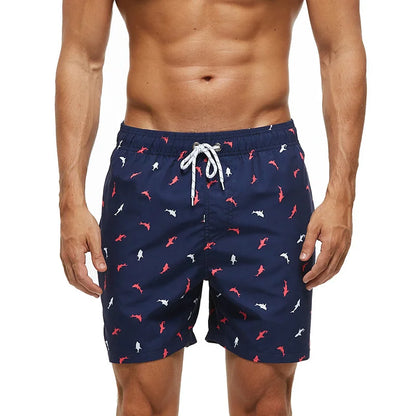 Momount Costume da Bagno Uomo – a Righe Coulisse Asciugatura Rapida Estate Spiaggia