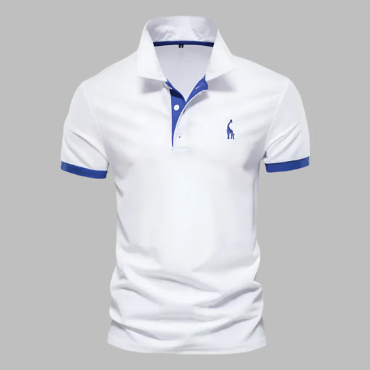 Momount Uomo Polo – Patta a Contrasto Logo Ricamato Vestibilità Classica