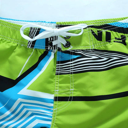 Momount Costume da Bagno Uomo – Stampa Geometrica Coulisse Lunghezza al Ginocchio Surf
