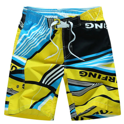 Momount Costume da Bagno Uomo – Stampa Geometrica Coulisse Lunghezza al Ginocchio Surf