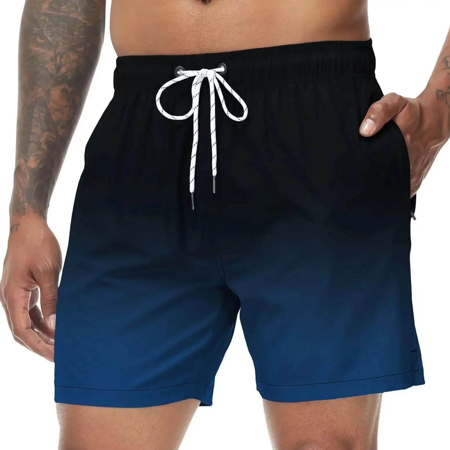 Momount Costume da Bagno Uomo – Sfumato Coulisse Asciugatura Rapida Spiaggia Estate