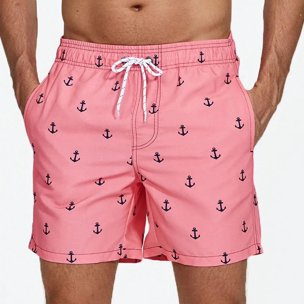 Momount Costume da Bagno Uomo – Stampa Kiwi Coulisse Asciugatura Rapida Lunghezza Media