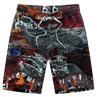 Momount Costume da Bagno Uomo – Stampa Geometrica Coulisse Lunghezza al Ginocchio Surf