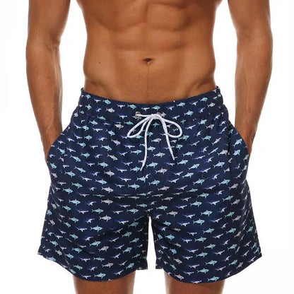 Momount Costume da Bagno Uomo – a Righe Coulisse Asciugatura Rapida Estate Spiaggia