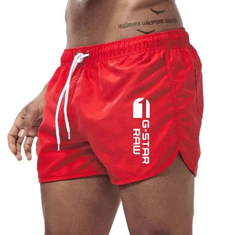 Momount Costume da Bagno Uomo – Coulisse Asciugatura Rapida Slim Fit Vita Elastica
