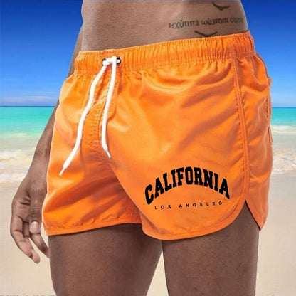Momount Costume da Bagno Uomo – Stampa California Coulisse Asciugatura Rapida Spiaggia