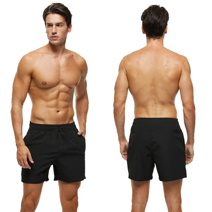 Momount Costume da Bagno Uomo – Vita Elastica Fodera in Rete Coulisse Tasca