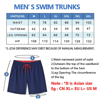 Momount Costume da Bagno Uomo – Vita Elastica Fodera in Rete Coulisse Tasca