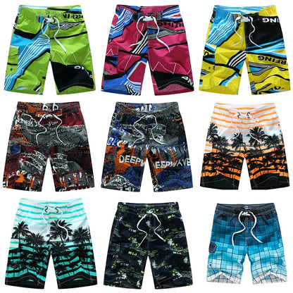 Momount Costume da Bagno Uomo – Stampa Geometrica Coulisse Lunghezza al Ginocchio Surf