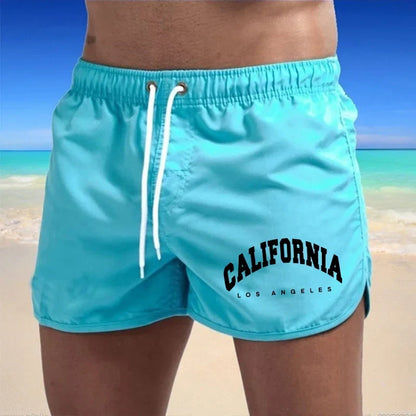 Momount Costume da Bagno Uomo – Stampa California Coulisse Asciugatura Rapida Spiaggia
