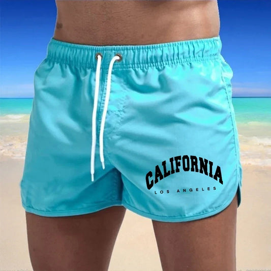 Momount Costume da Bagno Uomo – Stampa California Coulisse Asciugatura Rapida Spiaggia