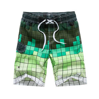Momount Costume da Bagno Uomo – Stampa Geometrica Coulisse Lunghezza al Ginocchio Surf