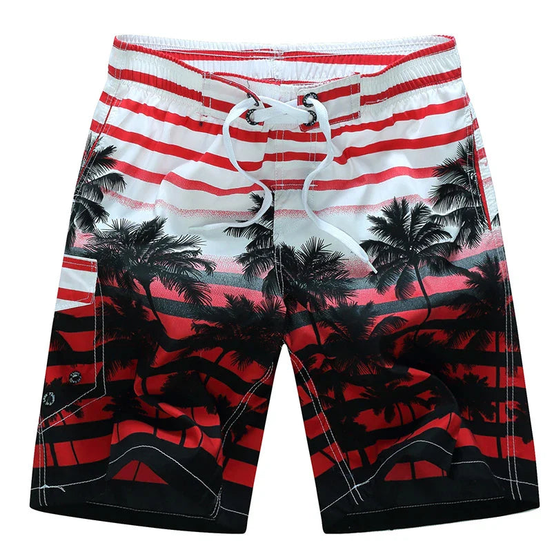 Momount Costume da Bagno Uomo – Stampa Geometrica Coulisse Lunghezza al Ginocchio Surf