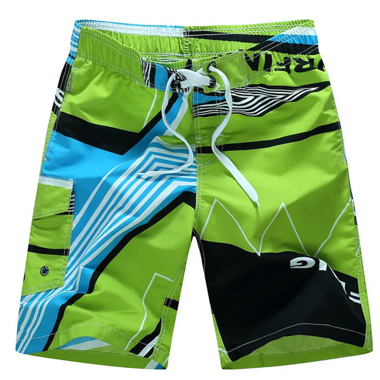 Momount Costume da Bagno Uomo – Stampa Geometrica Coulisse Lunghezza al Ginocchio Surf