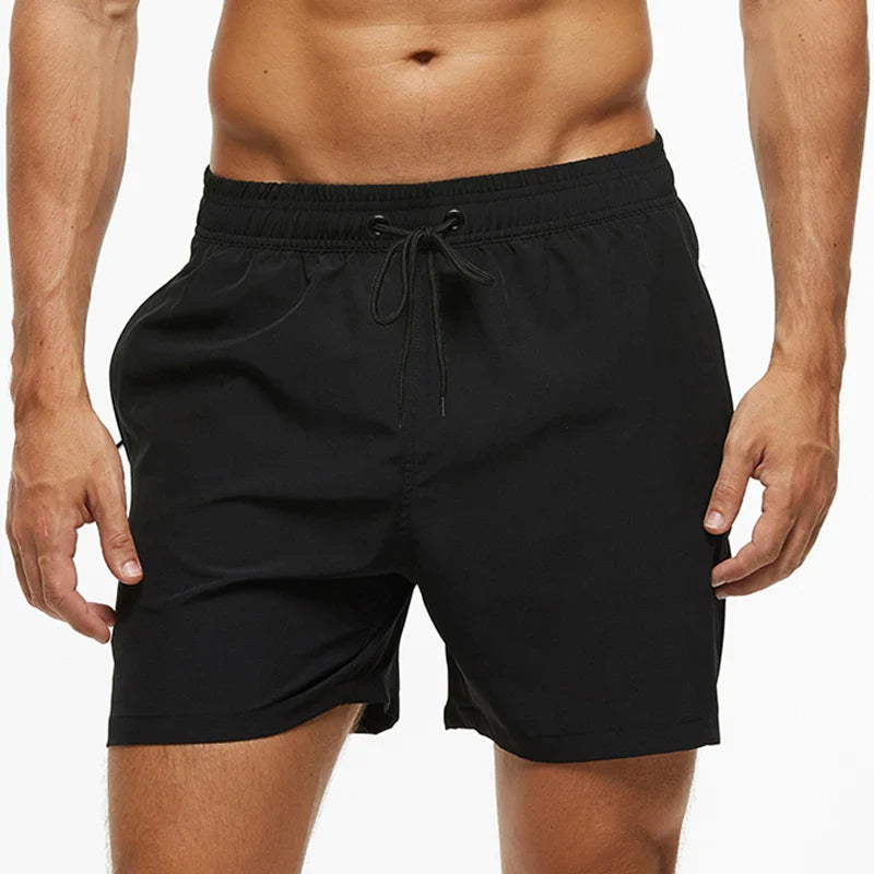 Momount Costume da Bagno Uomo – Vita Elastica Fodera in Rete Coulisse Tasca