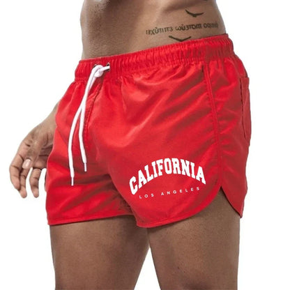 Momount Costume da Bagno Uomo – Stampa California Coulisse Asciugatura Rapida Spiaggia