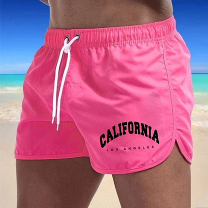 Momount Costume da Bagno Uomo – Stampa California Coulisse Asciugatura Rapida Spiaggia