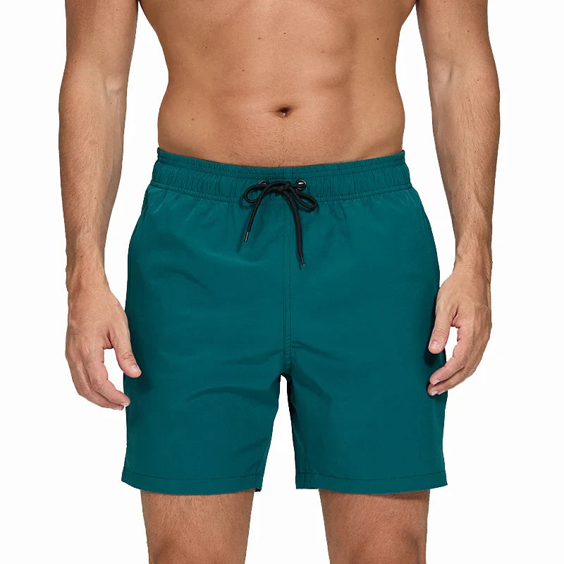 Momount Costume da Bagno Uomo – Vita Elastica Fodera in Rete Coulisse Tasca