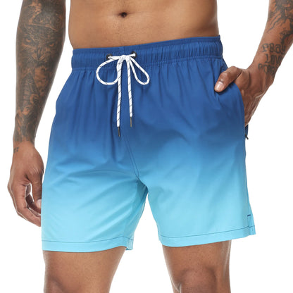 Momount Costume da Bagno Uomo – Sfumato Coulisse Asciugatura Rapida Spiaggia Estate