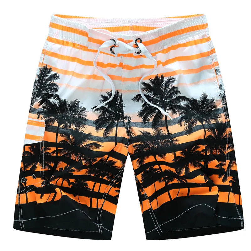 Momount Costume da Bagno Uomo – Stampa Geometrica Coulisse Lunghezza al Ginocchio Surf