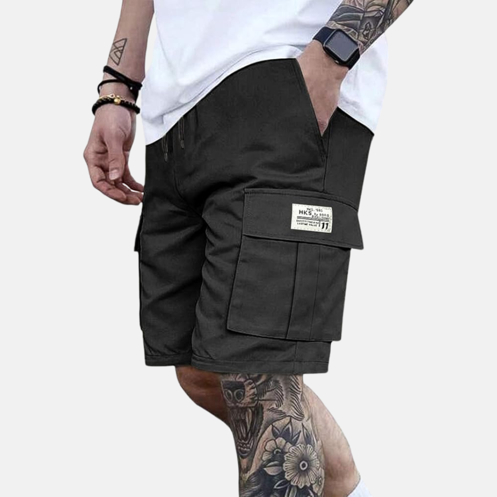 Momount Uomo Pantaloncini Cargo – Vestibilità Larga Coulisse Streetwear Estivi