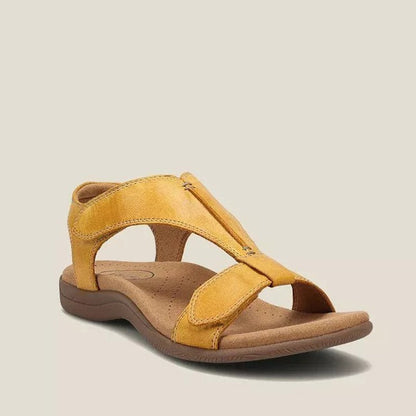 Momount Donna Sandali Ortopedici – Pelle con Velcro Supporto dell'Arco da Passeggio