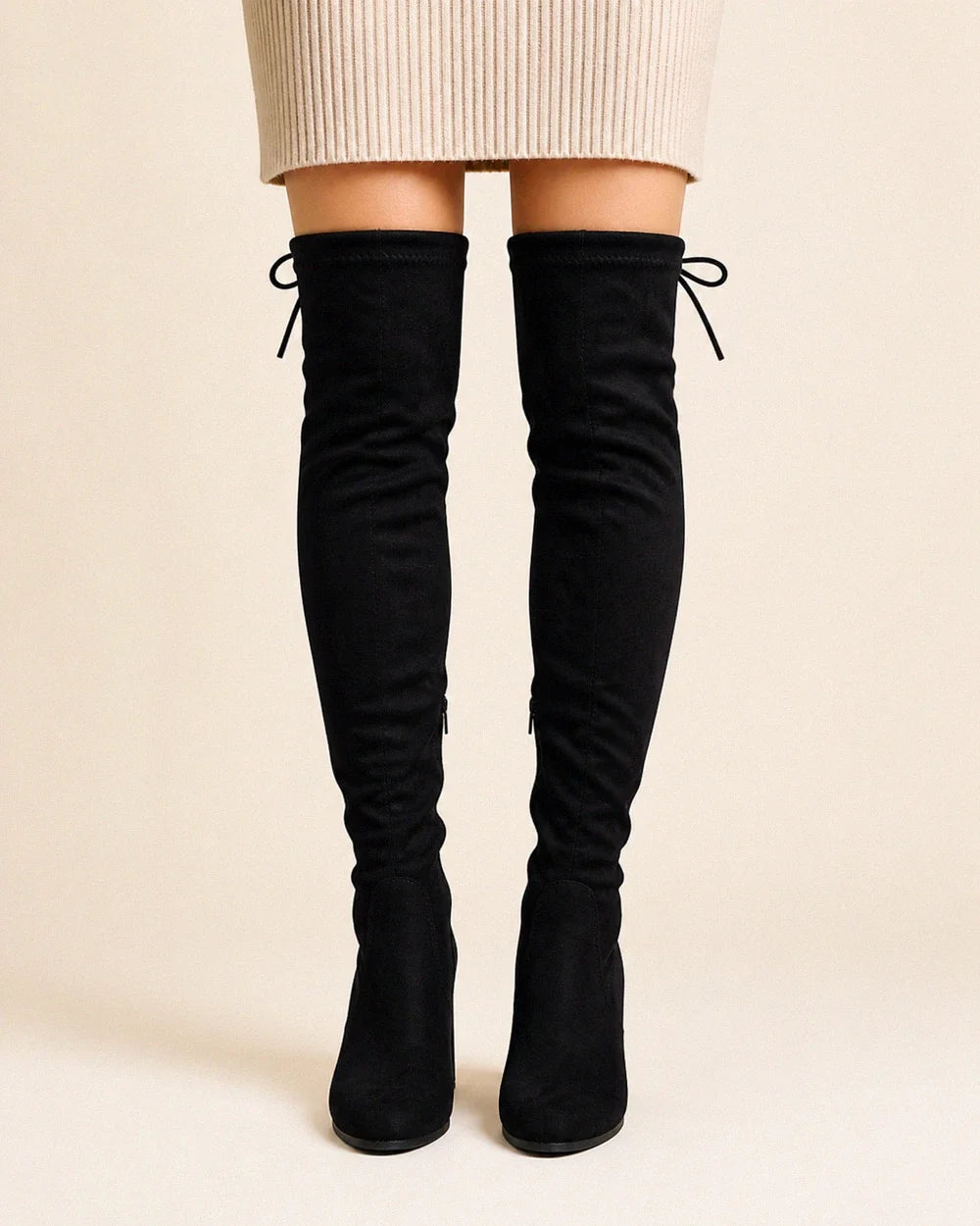 Alexandra women's over-the-knee boots – 03 front webp