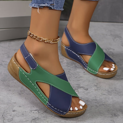 Momount Donna Sandali con Plateau – Zeppa Cinturino alla Caviglia