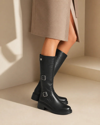 Jean women's knee-high boots – 10 jet black webp